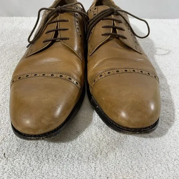 Moral Code Newton Cap Toe Oak Derby Dress Shoe Men’s 11 Oxfords - Picture 3 of 9